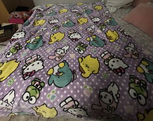 Hello kitty & friends blanket