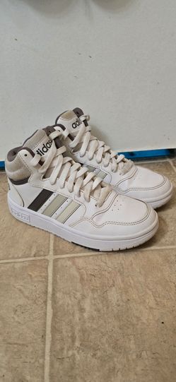 Kids Adidas Hoops 3.0 Mid Classic Vintage Shoes