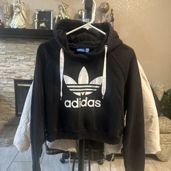 Adidas Women’s Halter Top Hoodie Size Large 
