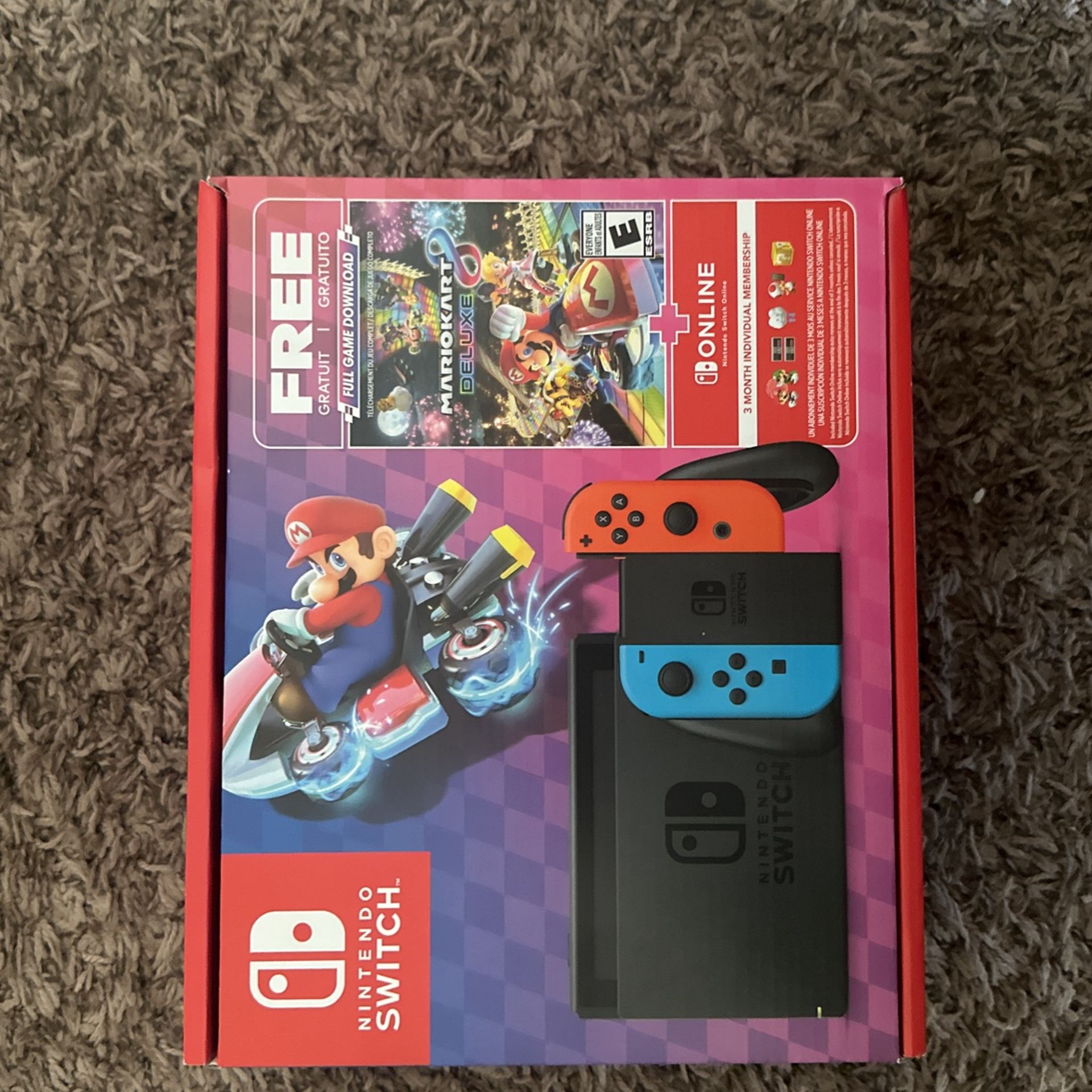 Nintendo Switch W/ Super Mario bros