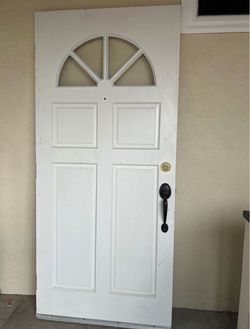 Solid wood door