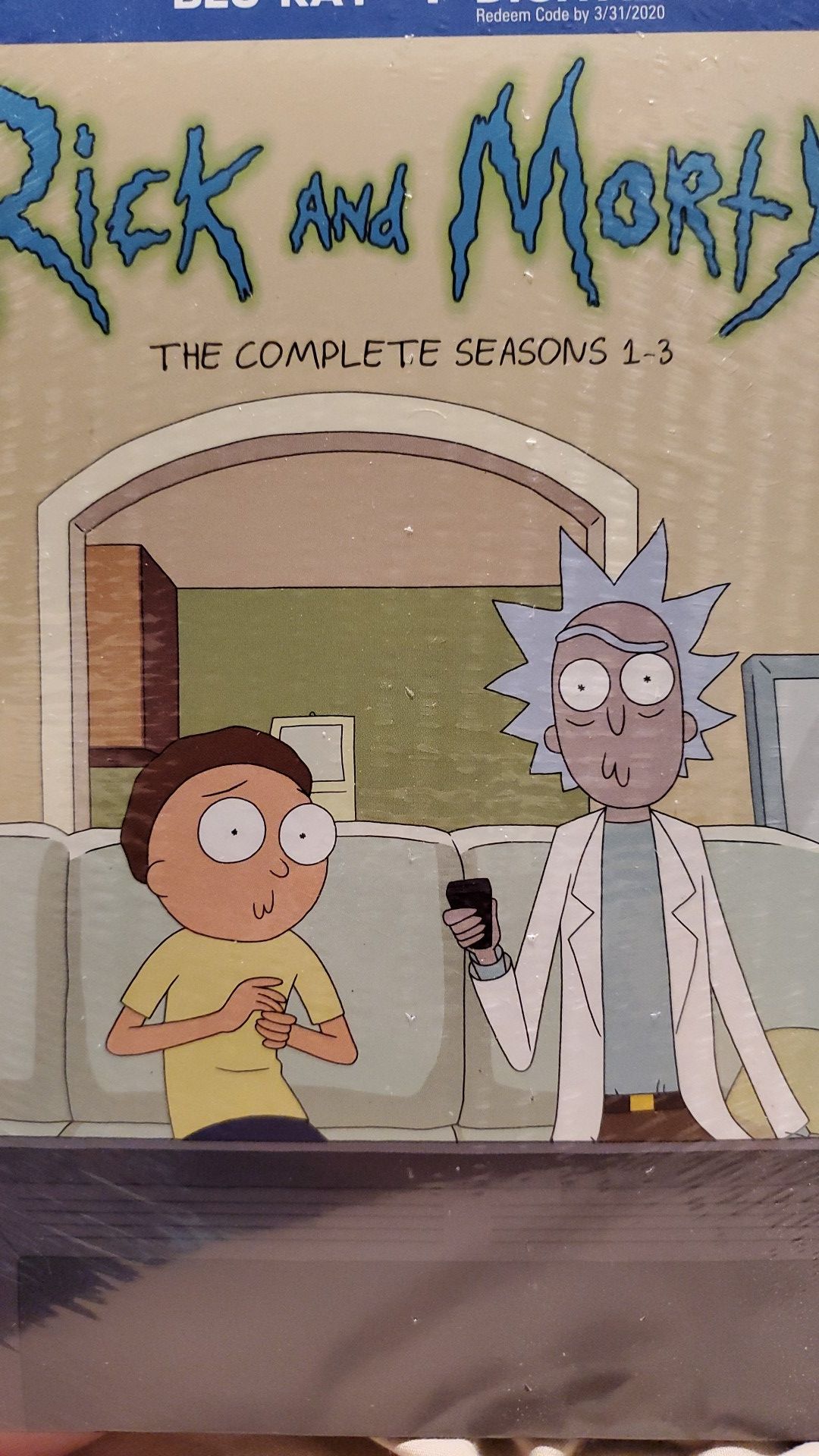 Rick and Morty Blu Ray+ Digital seasons 1-3