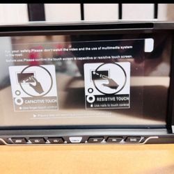 Double Din Car Stereo with Carplay&Android Auto, 7 Inch HD Touchscreen Car Radio Support CD DVD