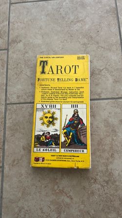 Vtg Tarot Fortune Telling Game