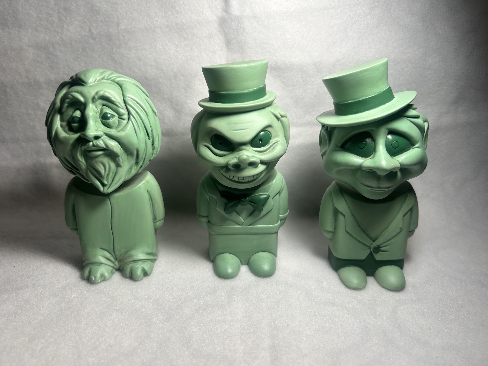 Disney Haunted Mansion Ghost Gus Ezra and Phineas, Bobblehead Glow In The Dark