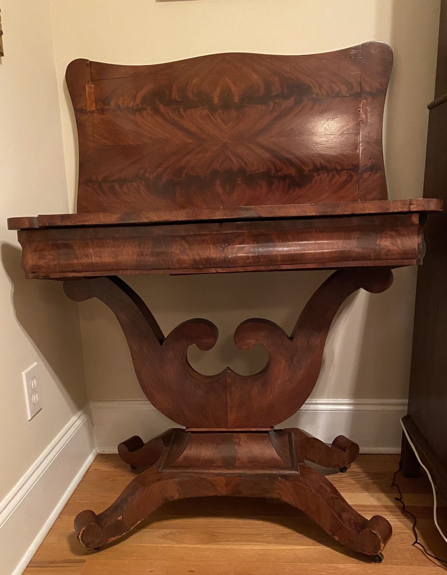 Antique Flip-top Card Table