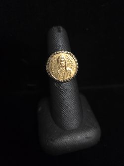 14k Gold Lady ring
