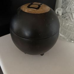 Billiards Or Pool Eight Ball ( 8 Ball ) Table Storage Container 