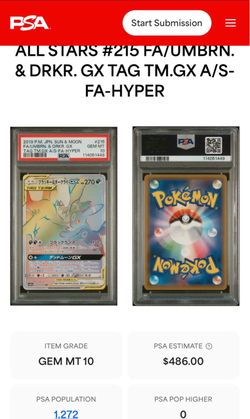 Pokémon PSA Slabs For Sale – 90–95% Market