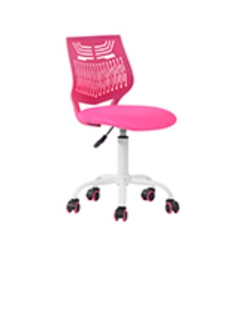 Kids Desk Chair, Children Study Swivel Chair with Adjustable Height, pink