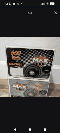 Lanzar Max Pro 600 W Peak  Power Car  MAXP64 Speakers