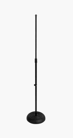 On Stage MS7201B Round-Base Mic Stand - Black