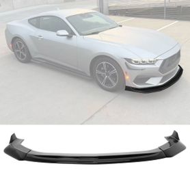 24-26 Ford Mustang Front Lip Gloss Black 3PCS