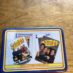 New Unopened Seinfeld Special Edition Playing Cards 