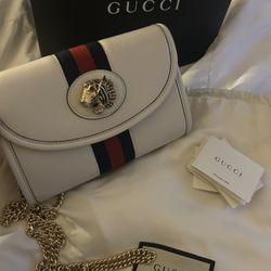 Gucci Women's Mini Rajah Leather Crossbody Bag