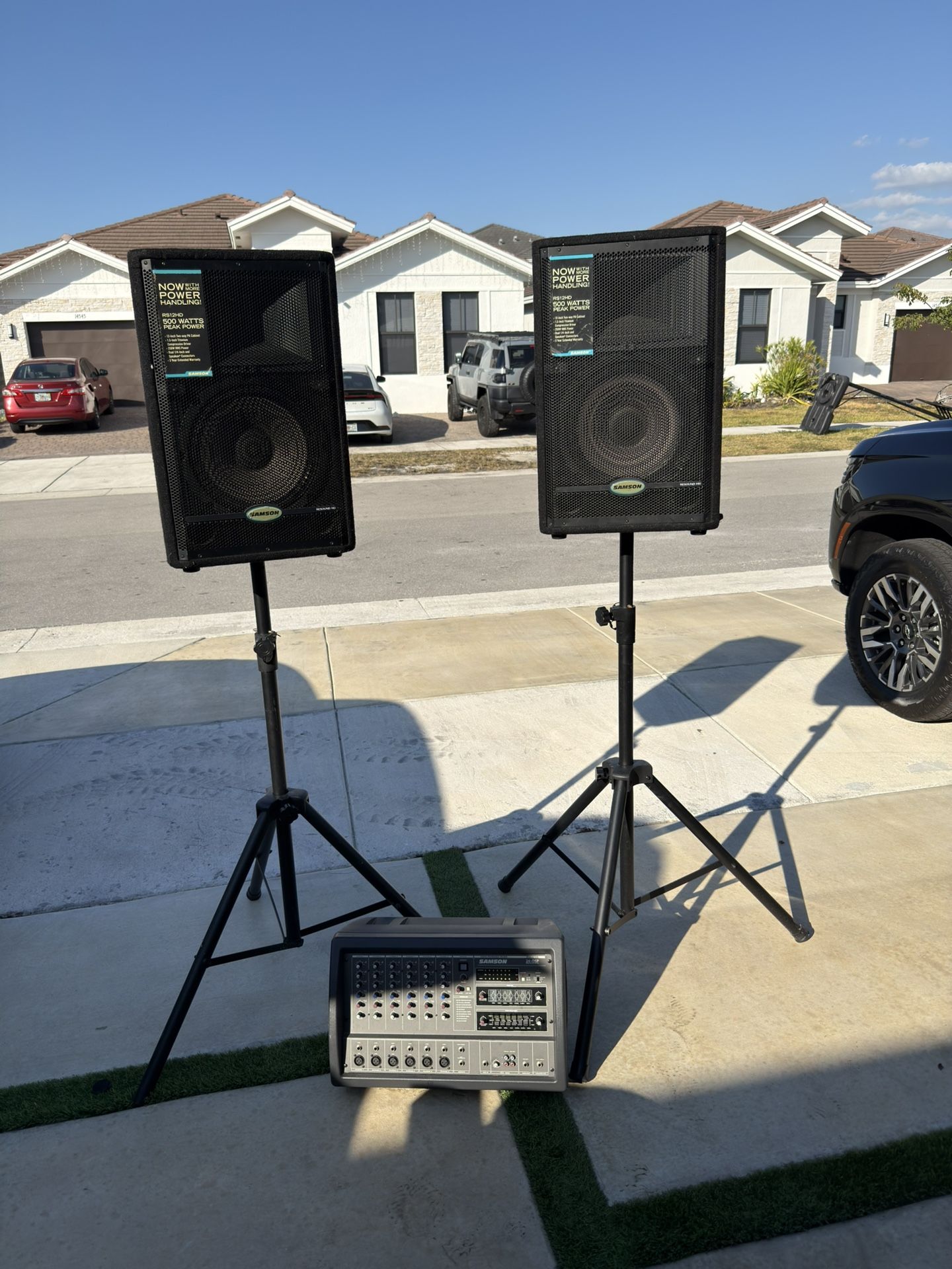 Sam's Sound System Professional SAMSON Sound System – Complete & Ready to Use for Sale in ...