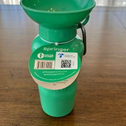 🐾 NEW Springer Classic Travel Dog Water Bottle 22oz Green