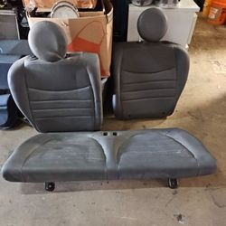 Rear seat fiat 500