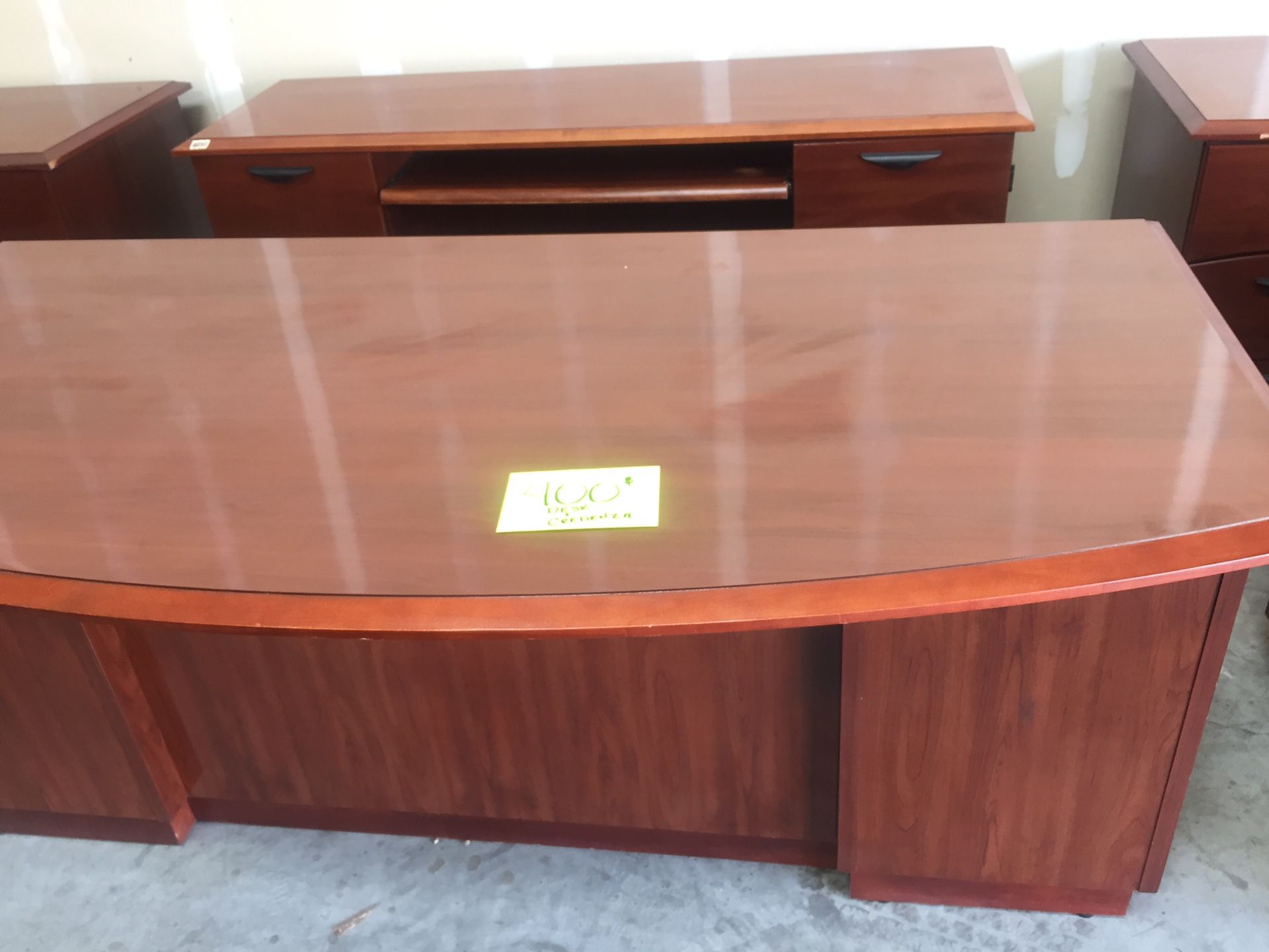Office Desk & Credenza