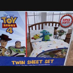 Toy Story 4 Twin Bed Sheet Set….