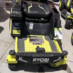 Ryobi 80V Zero Turn Riding mower