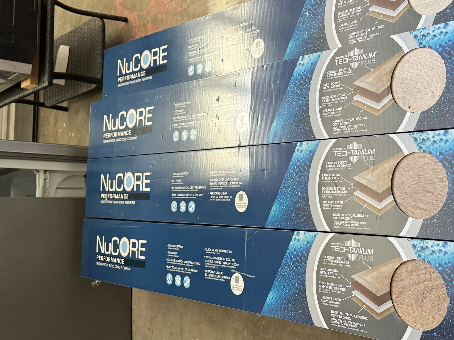 Nucoor Hazelwood Vinly Floor 22 Sqf Per Box