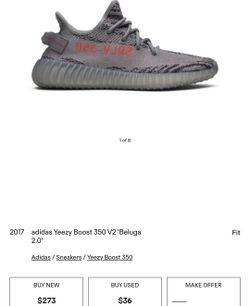 adidas Yeezy Boost 350 V2 'Beluga 2.0
Used
Kids Size 6
Women's Size 7.5