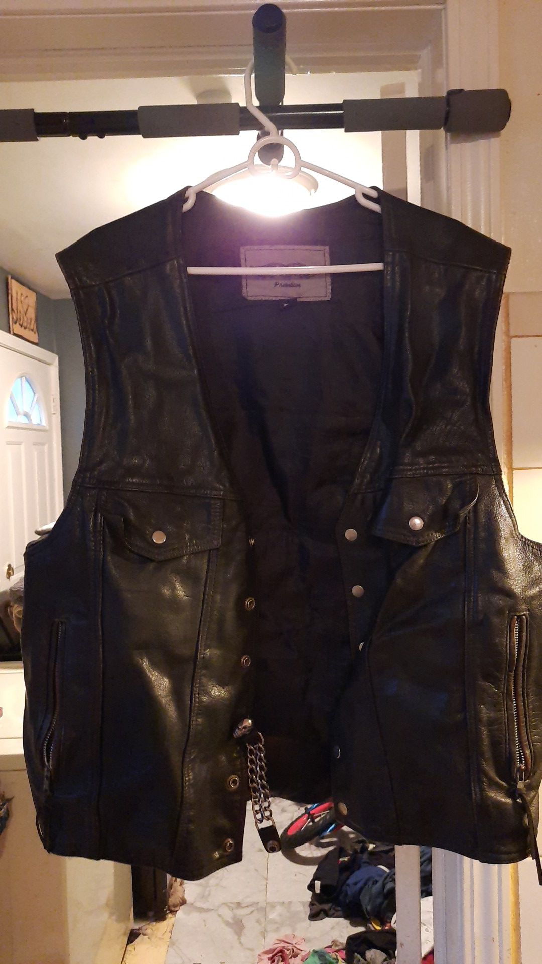 Unik Harley Davidson Leather Vest 3XL