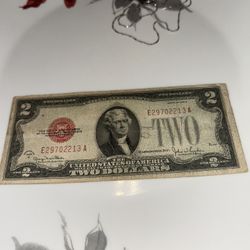 1928 G Red Seal $2 Bill