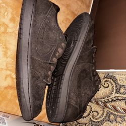 Travis Scott Jordan 1 Low Velvet Brown Size 8.5 Authentic 