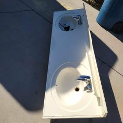 Bathroom Double Sink 