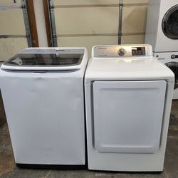 Samsung Active Wash Washer And Samsung Dryer 