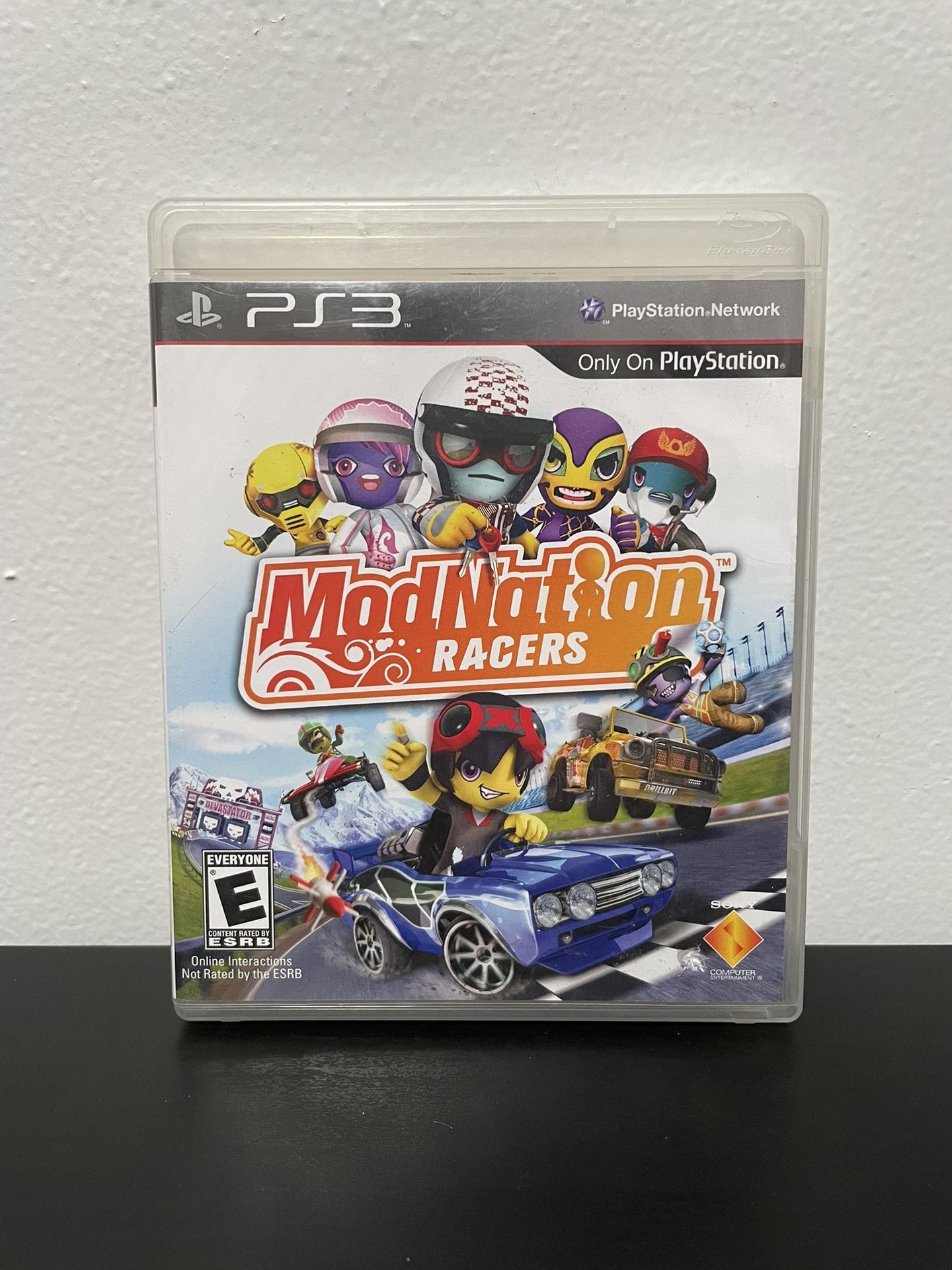 ModNation Racers PS3 Like New CIB Black Label PlayStation 3 Game Kart Racing