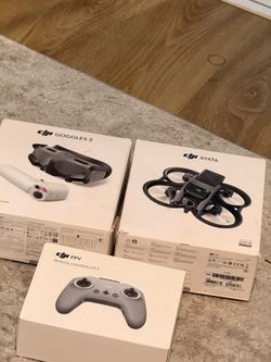 DJI Avata with DJI goggles 2 and remote controller 2