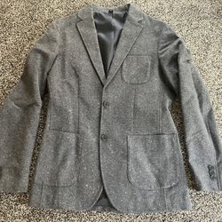 Grey Men’s Small Slim Fit Dress Jacket