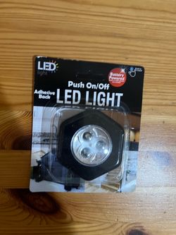 Hexagon Puck Light Stick On LED Push Light Night Battery Operated Brand New $10 Meet Up In Irving @dfwgoods