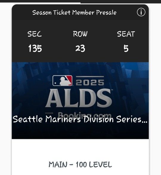 Swap 100 Level Seats for Terrace Club Seats