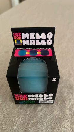 Authentic NeeDoh Mello Mallo blue color change squishy