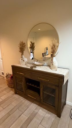 Dark Wood Sideboard Buffet
