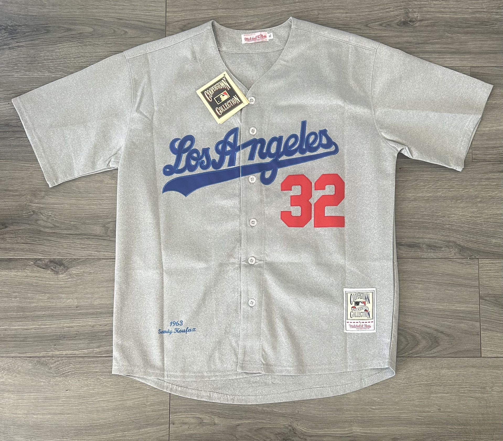 Los Angeles Dodgers Koufax Gray Jersey 