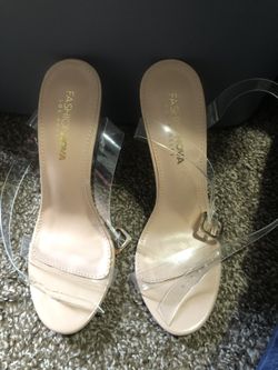 Fashion Nova Clear Heels