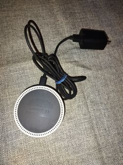 Used AMAZON ECHO DOT BLACK/WHITE WORKING