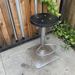 Adjustable Height Stool w Wooden Top.  $30