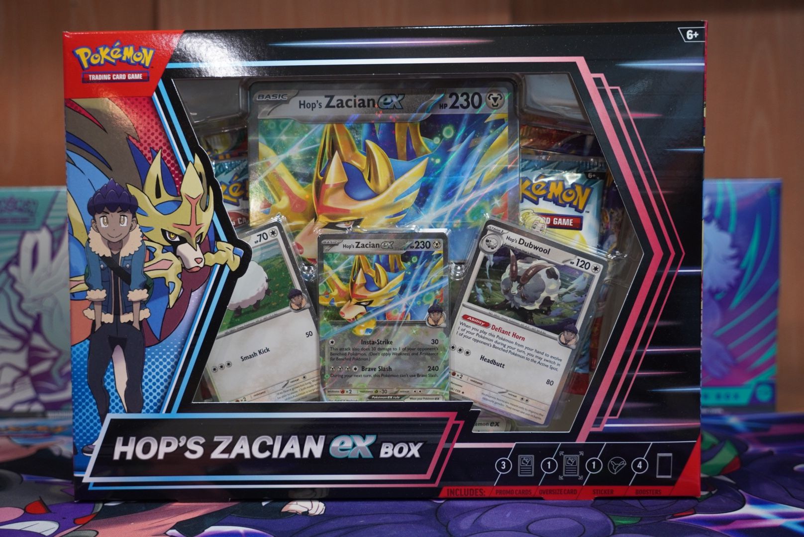 Pokemon Hops Zacian Ex Box