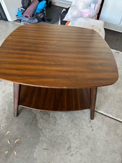 Wooden coffee table