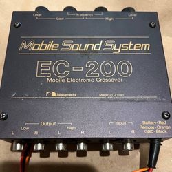 Nakamichi EC-200  Car audio Digital Crossover