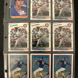 Greg Maddux Baseball Card Lot (131 Cards)
