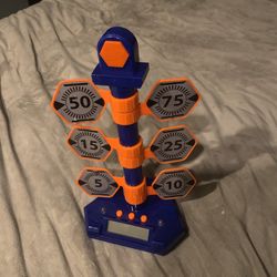 NERF Bulls-Eye Digital Target used