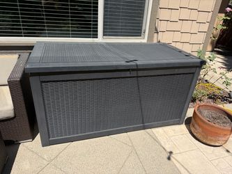 Large outdoor storage bin