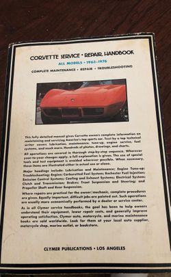 Corvette Manuel Book
